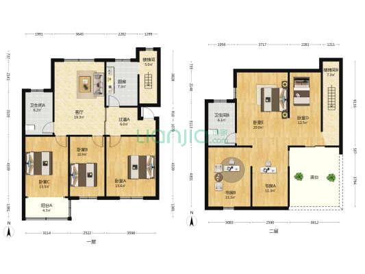 段家汇 7室1厅2卫 158平方
