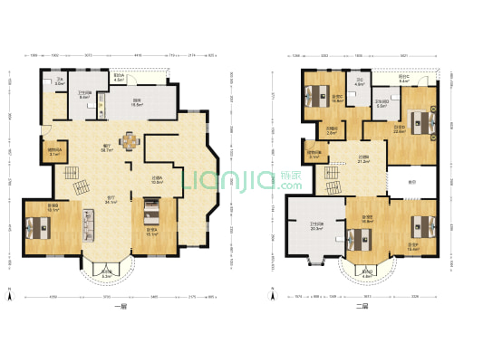 上置香岛庄园 6室2厅5卫 438平方