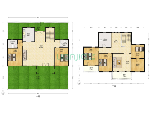 海尔绿城全运村玺园 5室2厅3卫 350平方