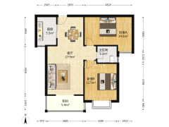 急售 婚房装修 业主自住房 装修保持很好 小区中间位置-郑州博澳福泽门户型图
