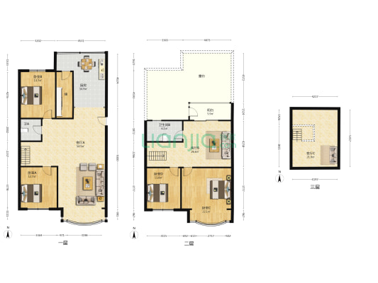 工商局家属楼 4室3厅2卫 217平方