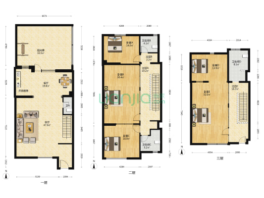 长阳半岛祥云墅 5室2厅4卫 212平方
