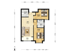 楼层好视野宽阔采光充足配套设施齐全交通方便。-涿州鹏渤·印象城户型图