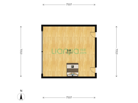 君安国际 1室0厅0卫 86平方