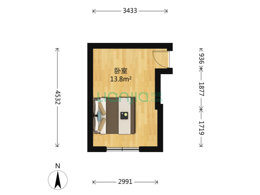 友谊楼 1室0厅0卫 23平方