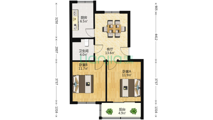 绢纺四邨二手房实景图