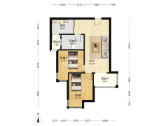 此房楼层好，视野开阔，采光充足，带装修，拎包入住-涿州天伦湾一期户型图