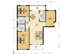 西丁双塔德信御府8号楼中高楼层全天采光-涿州北京城建·德信御府户型图