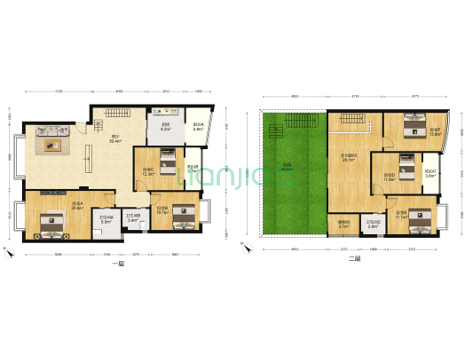 欣盛家园 7室1厅3卫 221平方
