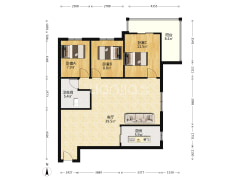 范阳路朝阳路华泰豪庭大三居户型方正税费低-涿州华泰豪庭户型图