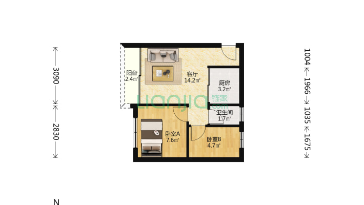 明珠公寓二手房实景图