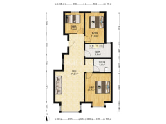 理想湾101平小洋房 自住标准精装修-涿州鸿坤理想湾北区户型图