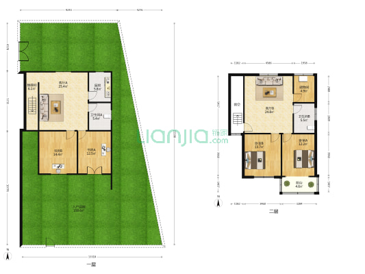 友谊公寓 4室2厅2卫 149平方