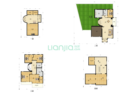 翠湖别墅B区 6室3厅3卫 389平方