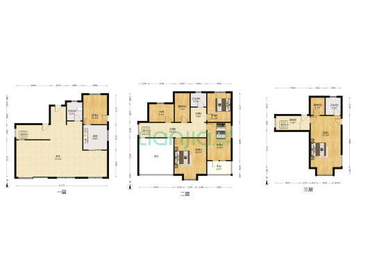 御景山庄 6室1厅3卫 288平方