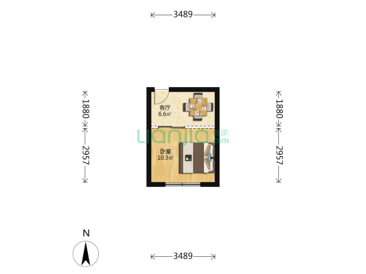 瞿溪路115-131号 1室1厅0卫 31平方