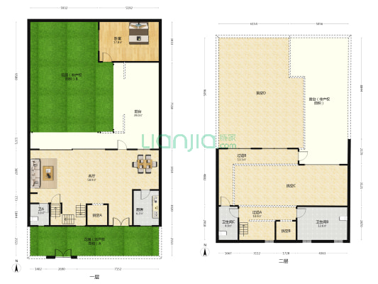 長河明月 1室1厅3卫 176平方