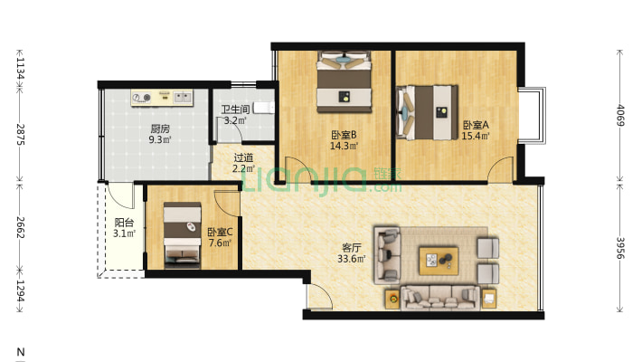 利民街136号二手房实景图