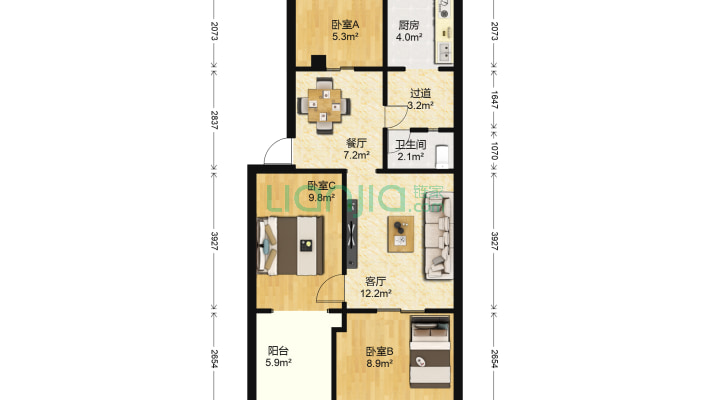 洪珞社区二手房实景图