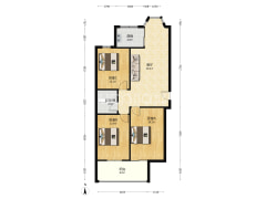 此房是 低楼层 户型方正没有面积浪费 中等装修-涿州名流枫景五期户型图