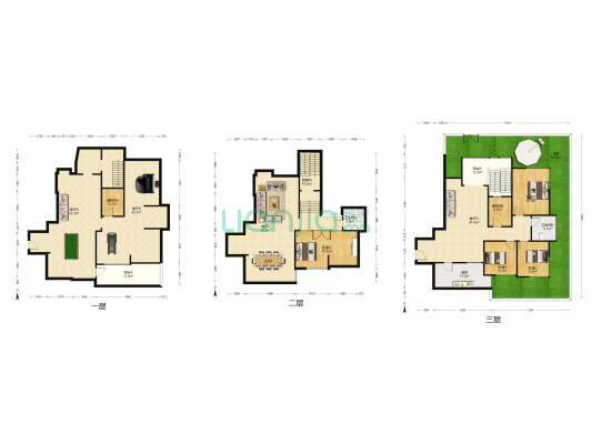 金沙鹭岛一期 4室4厅2卫 265平方