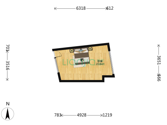 创展中心 1室0厅0卫 45平方