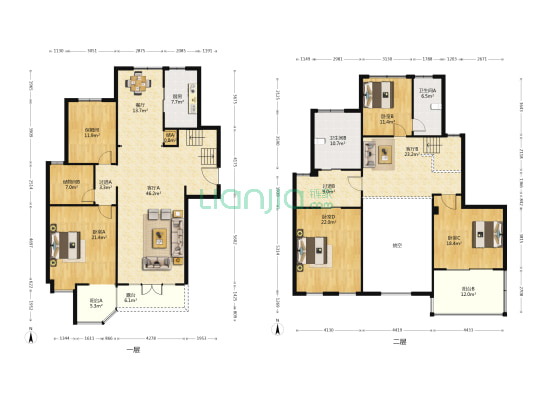优山美地C区 4室3厅2卫 294平方