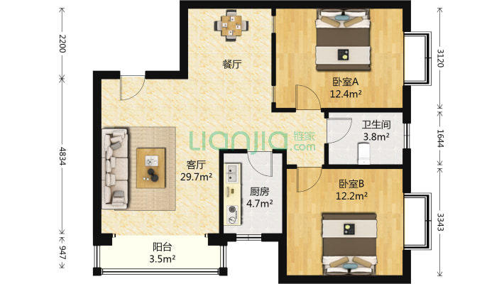 东海黄金海岸悦海苑二手房实景图