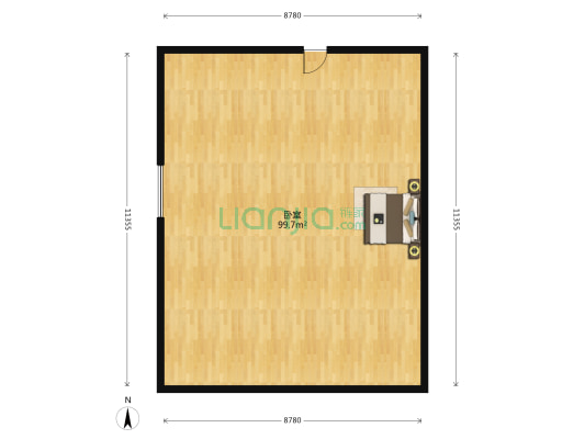 陈庄新苑南区 1室0厅0卫 122平方