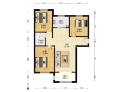 带装修 高楼层 全天采光 诚意卖 位置好-涿州鹏渤印象城牛津花园户型图