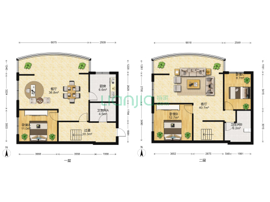 嘉诚大厦 3室2厅2卫 184平方