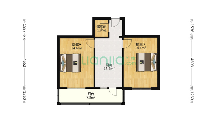 开明巷二手房实景图