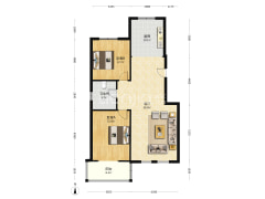 一梯两户 南北通透  总高七层电梯洋房 中高楼层-涿州天保青花府户型图