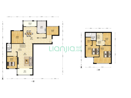 润和滨江府 6室2厅2卫 130平方