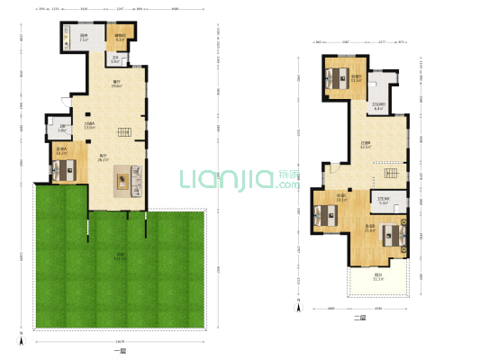 良渚文化村阳光天际 4室2厅4卫 223平方
