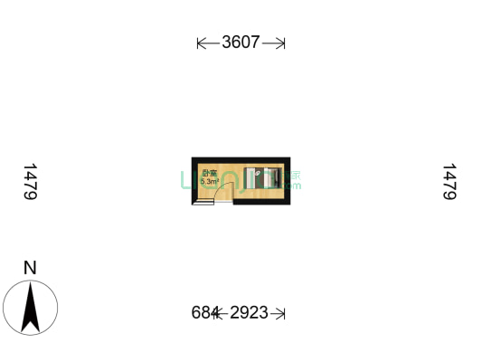 黎明西路29弄1号 1室0厅0卫 38平方