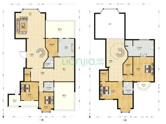 外滩国际公馆 4室2厅4卫 415平方