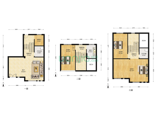 锦龙公寓 3室1厅2卫 326平方