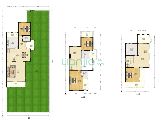 龙湖东桥郡三组团 4室3厅4卫 266平方