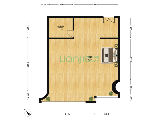 龙光世纪中心 1室0厅0卫 140平方