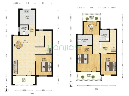 泰和郡五期 4室1厅3卫 160平方