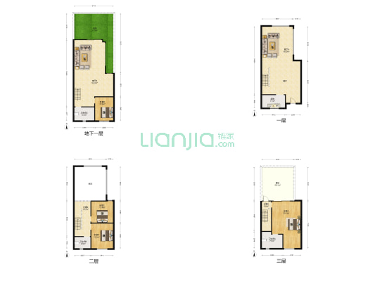 誉港湾花园 4室2厅3卫 254平方