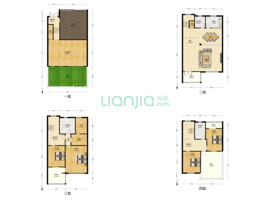 棠棣山庄 6室1厅3卫 300平方