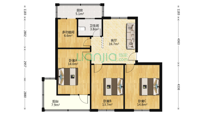 民政厅小区二手房实景图