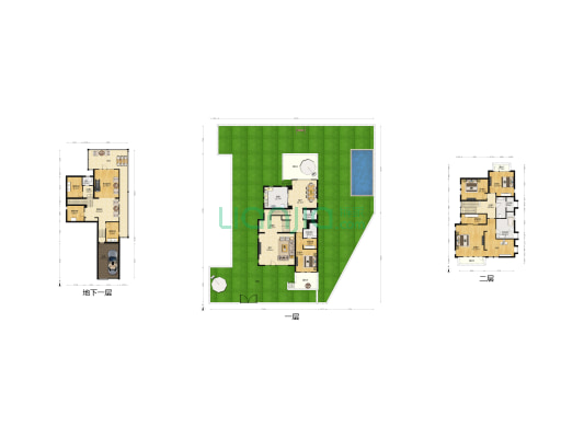 富力丹麦小镇B区 5室2厅5卫 377平方