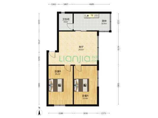 花香巷78号 2室1厅1卫 81平方