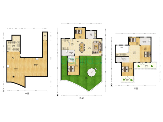 钱江君庭二区 5室1厅4卫 203平方