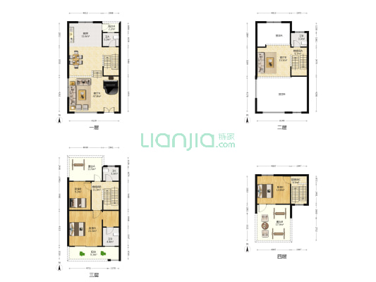 鸿禧山庄 3室2厅4卫 199平方