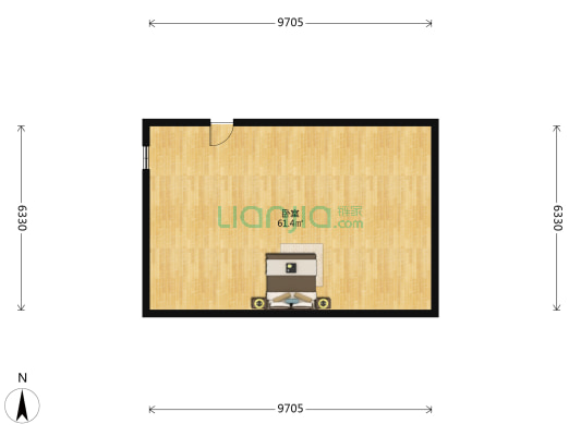 东平一马路 1室0厅0卫 63平方