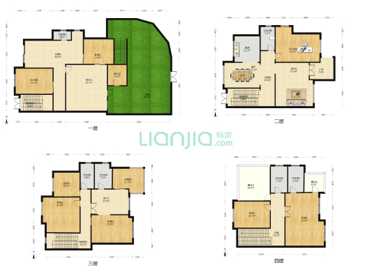 天地豪园 8室4厅6卫 460平方